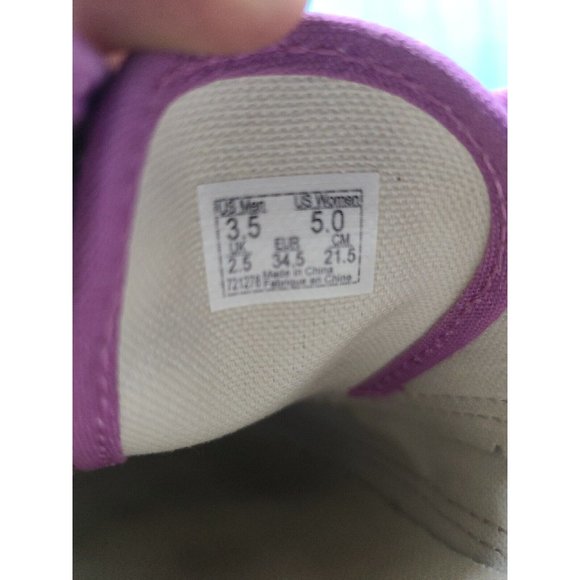 VANS OFF THE WALL Women's Lavender Authentic Glitter Sneakers Shoes size 5 - Picture 9 of 9